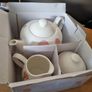AYNSLEY Bloom Teapot Sugar Cream Set Image 5