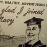 Irish navy recruitment poster tin metal sign Image 8