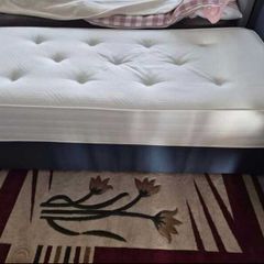 Single mattress base and  headboard