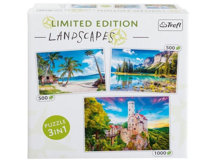 Trefl Limited Edition Landscapes Jigsaws x3 - BANK HOLIDAY FUN