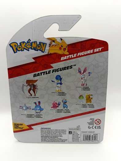 Pokemon Battle Figure Set 2025 Pikachu + Galarian Ponyta + Gible PKW4097 NEW