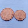 1967 Unc English Penny And Halfpenny Image 5