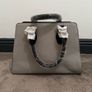 Brand New Colette by Colette Hayman Geometric Snakeskin Panel Handbag Image 5