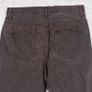 Revenge Charcoal Grey Brown Embroidered Logo Straight Leg Denim Jeans W31/L29 Image 8