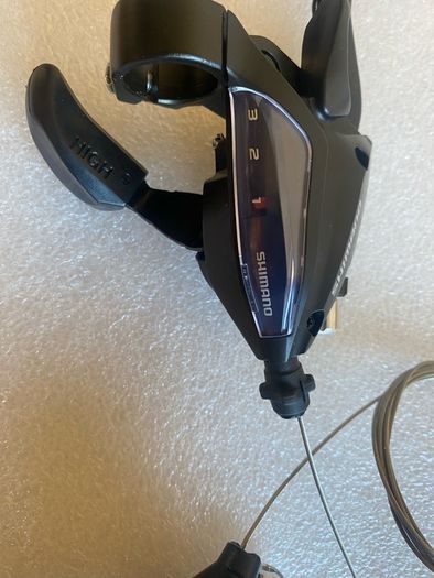 100% Brand-New 2 Pcs Original Genuine Shimano ST-EF 500  3/7 shifters and brakes with cables bike\bicycle parts and accessories!