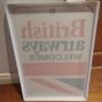 Vintage British Airways welcome sign (26097) Image 2