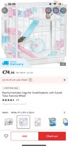 hamster cage set