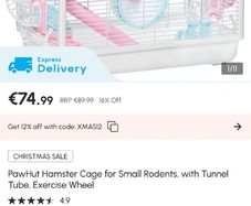 hamster cage set