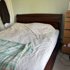 Mahogany Sleigh Bed