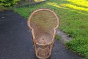 Child wicker stand armchair postage possible