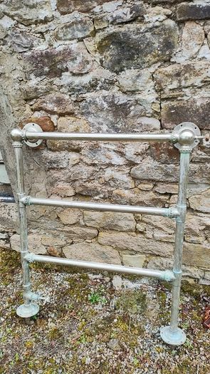 Vintage Chrome Towel Rail