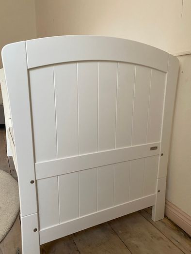 Boori Alice White Cot Bed & John Lewis Mattress