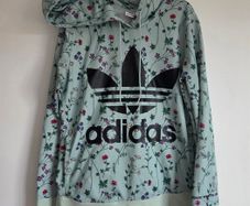 UK8, Women's adidas Originals Trefoil Floral Hoodie from a unique capsule collection