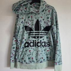 UK8, Women's adidas Originals Trefoil Floral Hoodie from a unique capsule collection