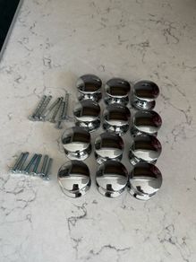 Polished Chrome Door Knobs