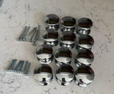 Polished Chrome Door Knobs