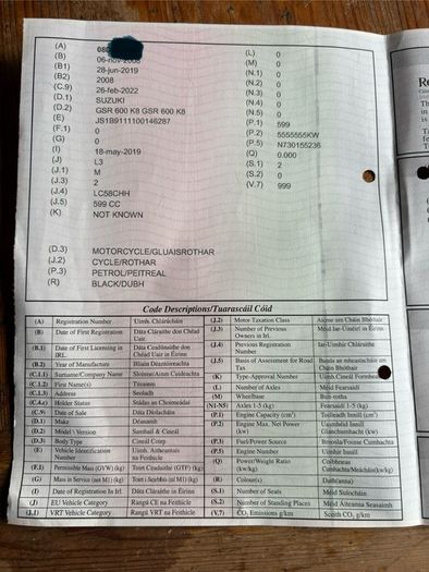 2008 Suzuki Unknown