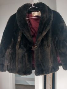 Faux Fur Cape