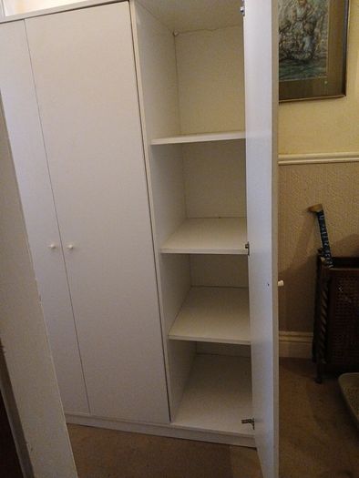 White IKEA Wardrobe