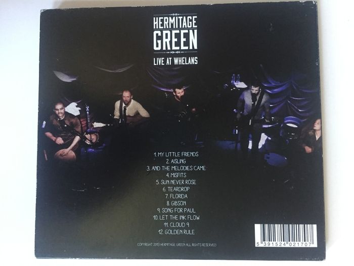 Hermitage Green [2013] Live At Whelans (CD Digipack Album)