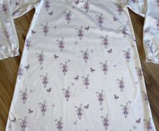 Next cream bunny nightdress age 9