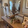 Huge stag solid with glass top for decor or candle Image 7