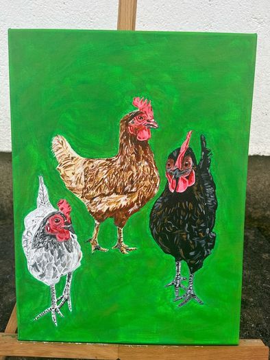 Hen Painting