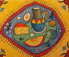 Painting "Still life with a jar"