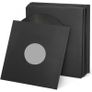 Black Paper 10" Vinyl Record Sleeves with Inner Liner, 110G Lightweight Paper 15pk Anti Static Image 5