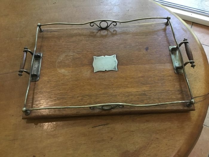 Antique serving tray