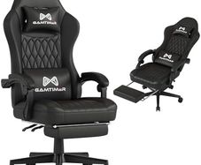 Gaming Chair with Footrest