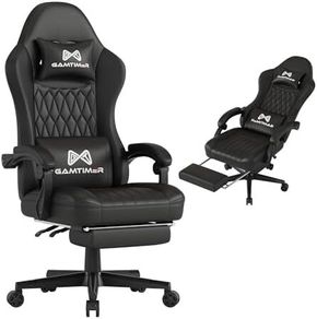 Gaming Chair with Footrest