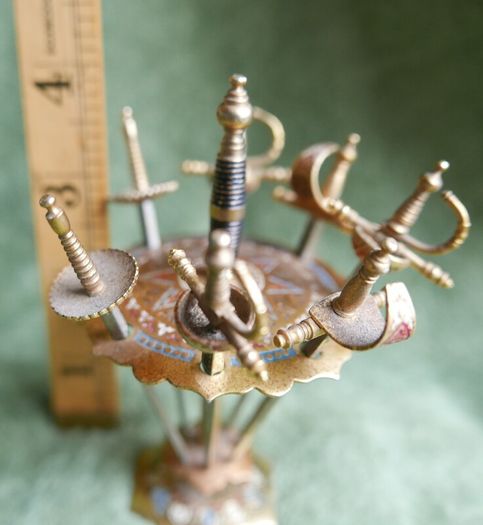 Vintage 1960 Toledo Cocktail Swords, Vintage Cocktail Skewers