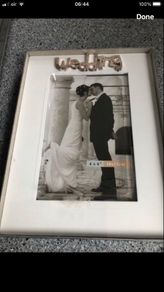 New wedding photo frame 4"x 6"