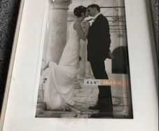 New wedding photo frame 4"x 6"