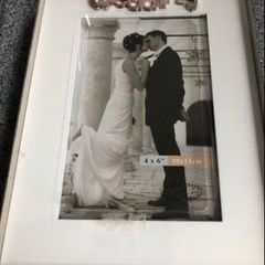 New wedding photo frame 4"x 6"