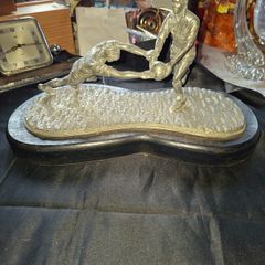 Large GAA Football Block Down Pewter Sculptor, Postage Available or Collection