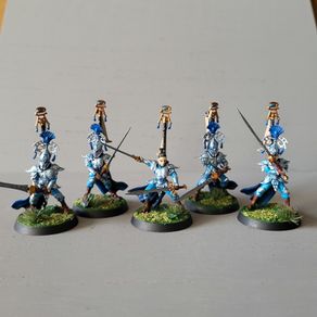 Games Workshop Warhammer AoS Lumineth Realm-Lords Vanari Bladelords Age of Sigmar