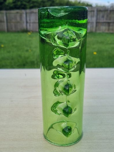 Polish art glass vase "Futura," designed by Erika Trzewik-Dorst.