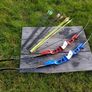 Archery Bow, Beginner Sport Recurve 66" (18 to 40 lbs), +3x carbon arrows, Image 3