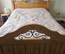 Wooden King Size Bed Set, Bed,Drawers & Locker