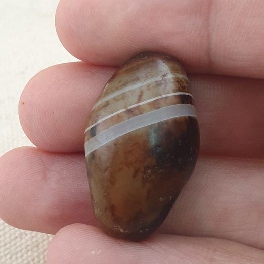 Vintage Beautiful Suliemani Eye Agate Bead Amulet