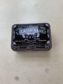 5 classic games in a tin