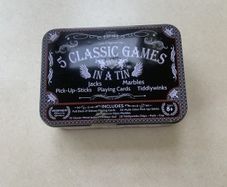 5 classic games in a tin
