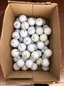 Box of golf balls 25