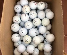 Box of golf balls 25
