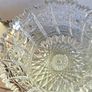 Rare find Bohemia Czech Crystal Hand cut 8" Bowl Queen Lace Image 6