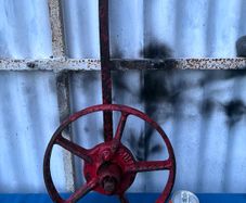 Vintage plough wheel