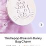 New JELLYCAT Thistlepop Blossom Bunny Bag Charm Image 4