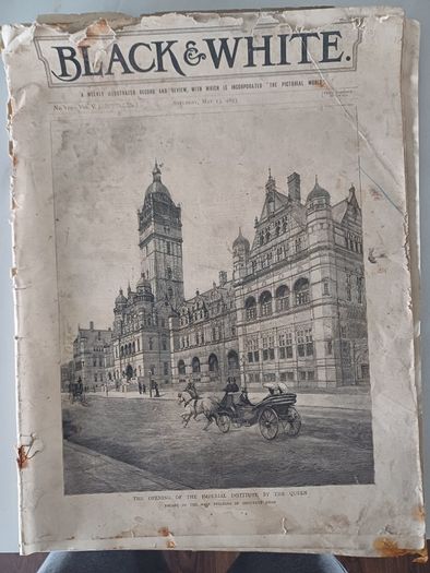 Black and White Newspaper